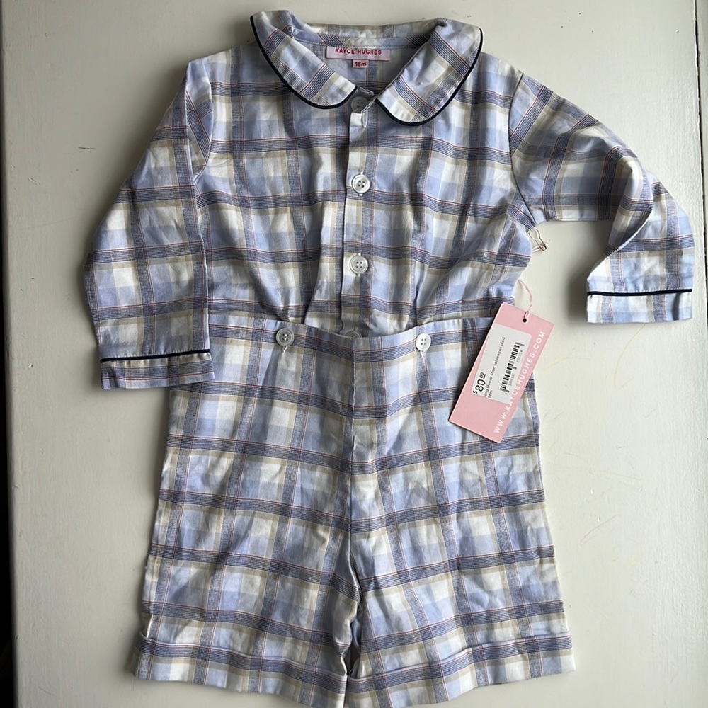 Kayce Hughes Long Sleeve Short Set